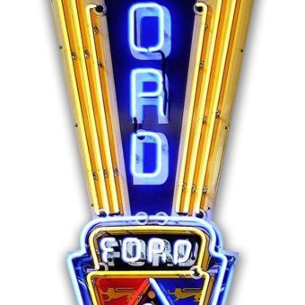 Ford USA Jubilee sign 16" Faux Neon style Steel